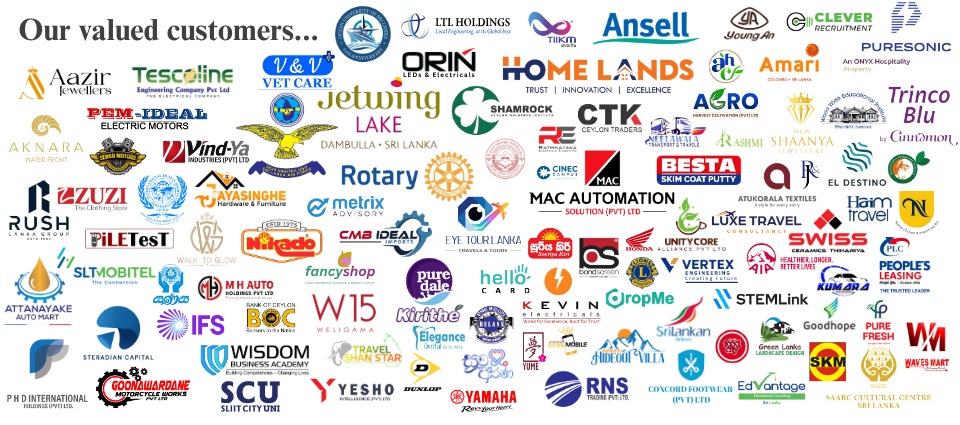 Trusted by 100+ leading companies across Sri Lanka